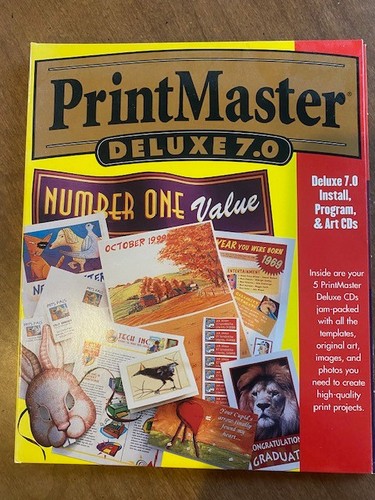 Printmaster deluxe 5 - deluxe, cd