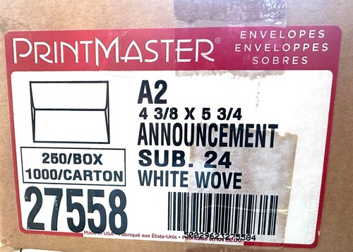 Envelopes printmaster - a2,